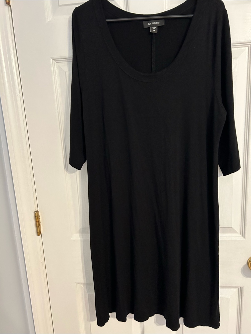 Karen Kane Black Scoop Neck Tunic